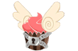 Cupcake volant
